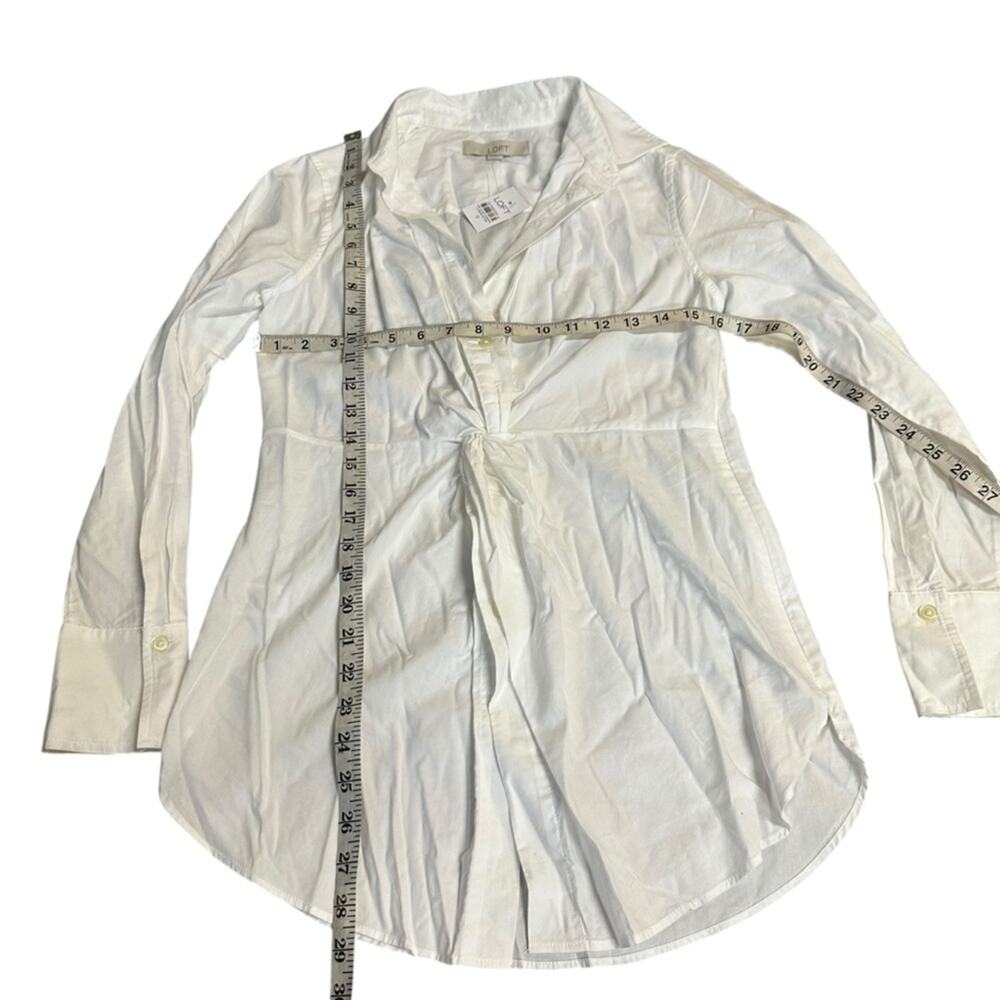 NEW LOFT Twist Everyday Tunic Top Size 0 - Picture 8 of 11